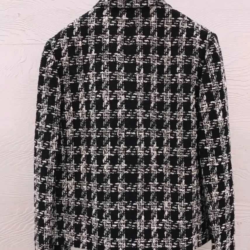 [BUNJANG] Brand List Tweed Jacket / 브랜드 리스트 체크 트위드 자켓