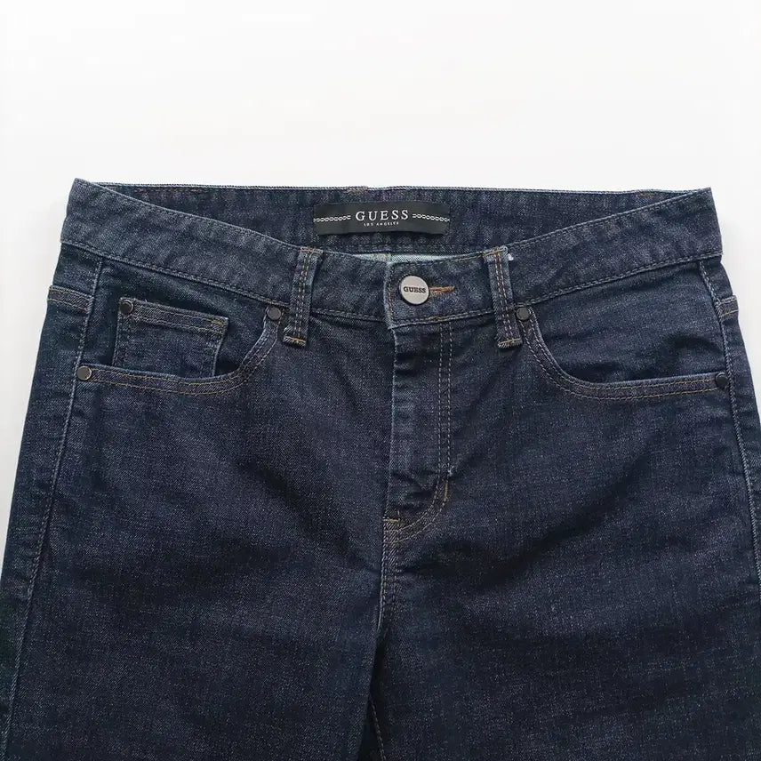 [SOLD OUT] 게스 청바지 사이즈31 테이퍼드진 진청 데님팬츠 남자 남성 B0152