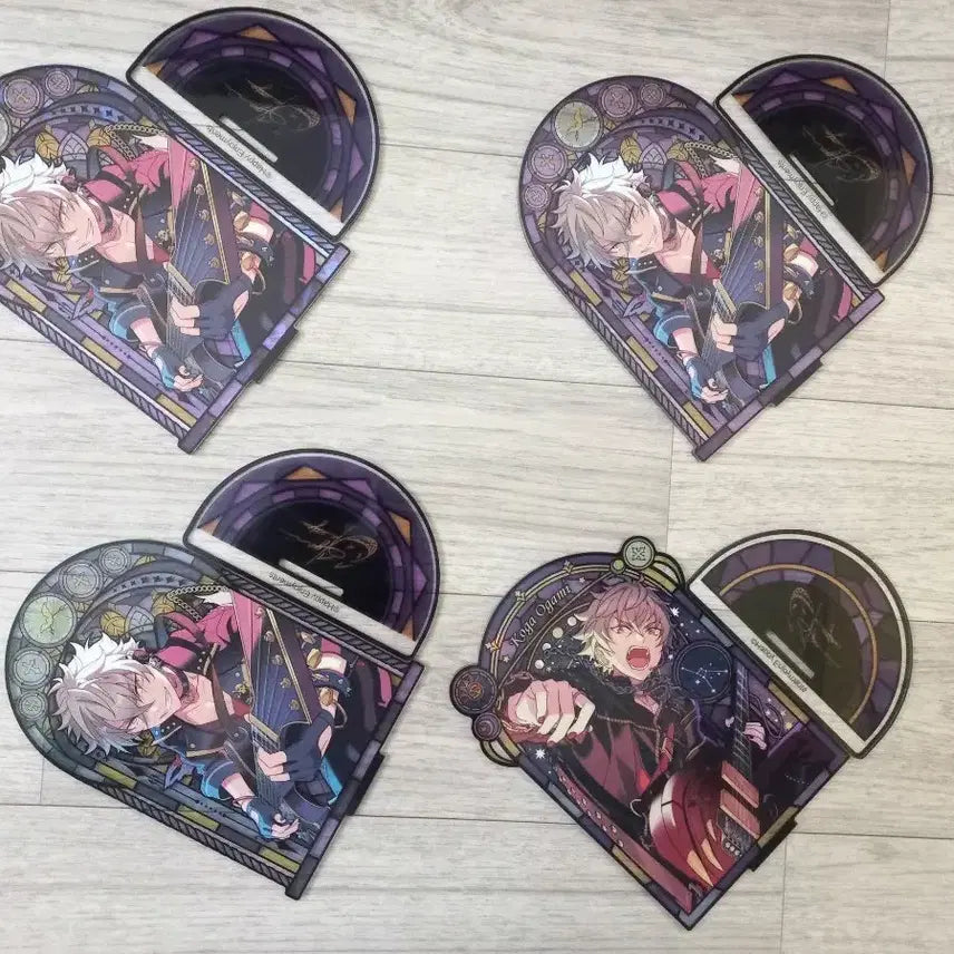 [BUNJANG] Ensemble Stars Koga Stained Glass Acrylic Bundle Set / 앙스타 코가 스테인 글라스 스글 아크릴 일괄