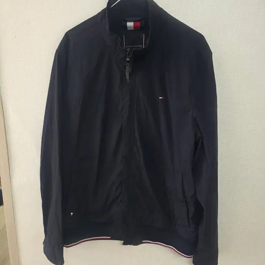 [BUNJANG] Tommy Hilfiger Navy Windbreaker Jacket / 타미힐피거 네이비 바람막이 점퍼