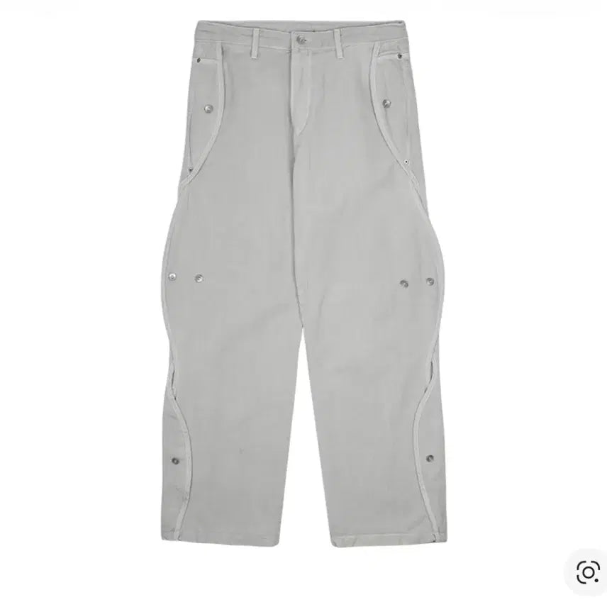 [BUNJANG] Sansan Gear Cotton Wave Pants Grey / 산산기어 코튼 웨이브 팬츠 그레이