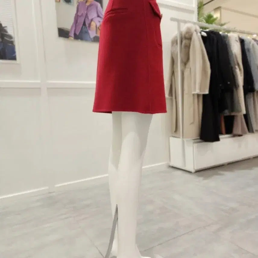[BUNJANG] On&amp;On Flap Point Handmade Mini Skirt / 온앤온 플랩포인트 핸드메이드 미니스커트 택달린 새상품