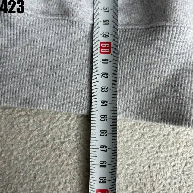 [BUNJANG] Covernat Half-Zip Sweatshirt Gray L / 커버낫 하프집업 맨투맨 그레이 L