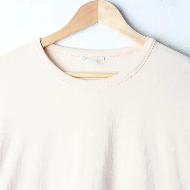 [BUNJANG] Cos Basic Short-Sleeve T-Shirt - Apricot - (M-XL) / W(M-XL) 코스 반팔 티셔츠 오버핏 살구색 무지-185F8