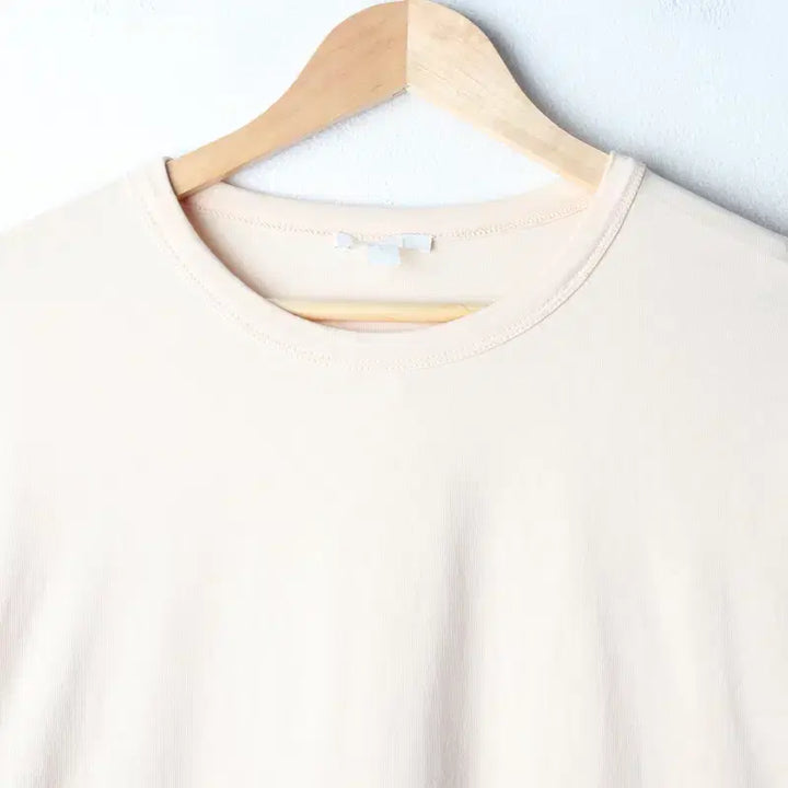 [BUNJANG] Cos Basic Short-Sleeve T-Shirt - Apricot - (M-XL) / W(M-XL) 코스 반팔 티셔츠 오버핏 살구색 무지-185F8
