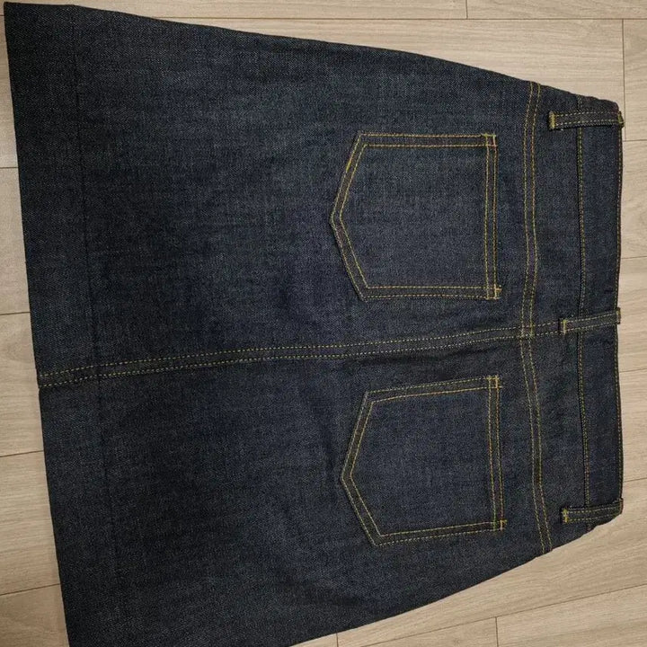[BUNJANG] Unbranded Denim Skirt / 생지 진청 데님 스커트