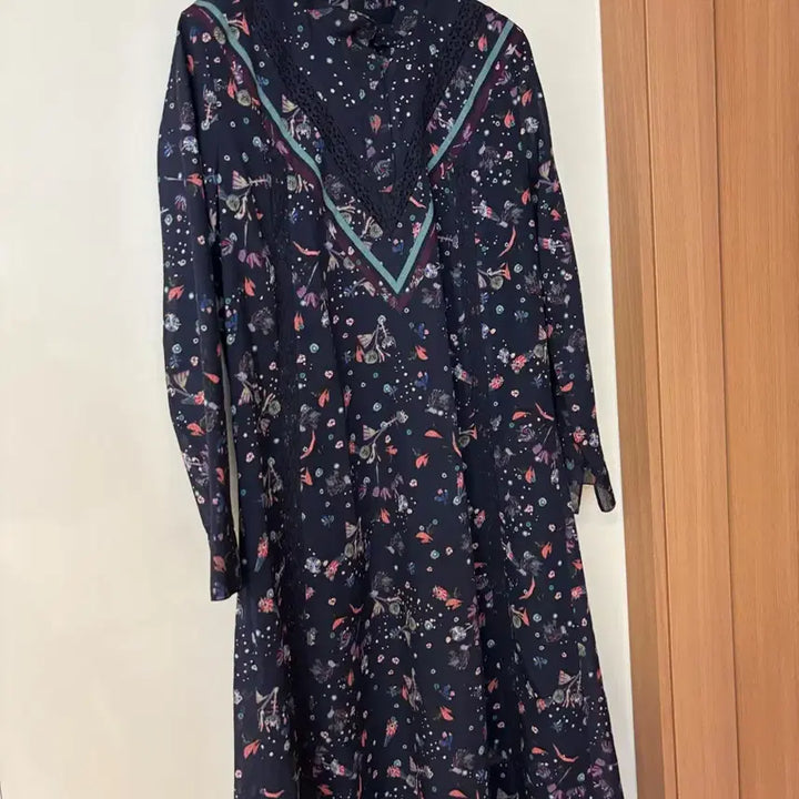 [BUNJANG] SJSJ Lace Ethnic Long Dress / 한섬 SJSJ 레이스 에스닉 롱 원피스 출근룩 올드머니룩 하객룩