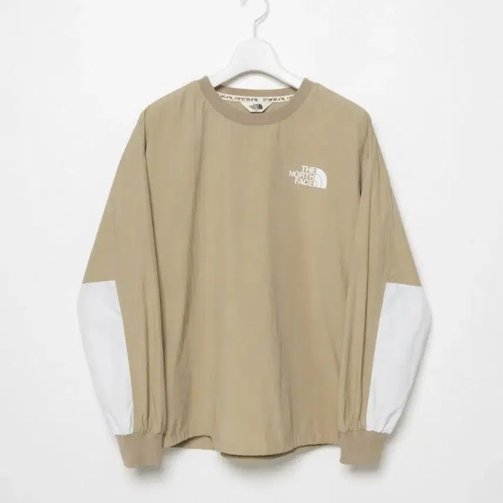 [BUNJANG] The North Face Beige Pullover Windbreaker / 노스페이스 풀오버 바람막이