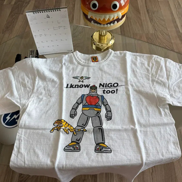[SOLD OUT] 휴먼메이드 I Know Nigo Too 그래픽 티셔츠 XXL