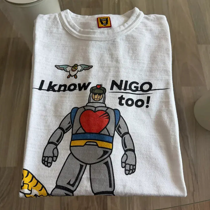 [SOLD OUT] 휴먼메이드 I Know Nigo Too 그래픽 티셔츠 XXL