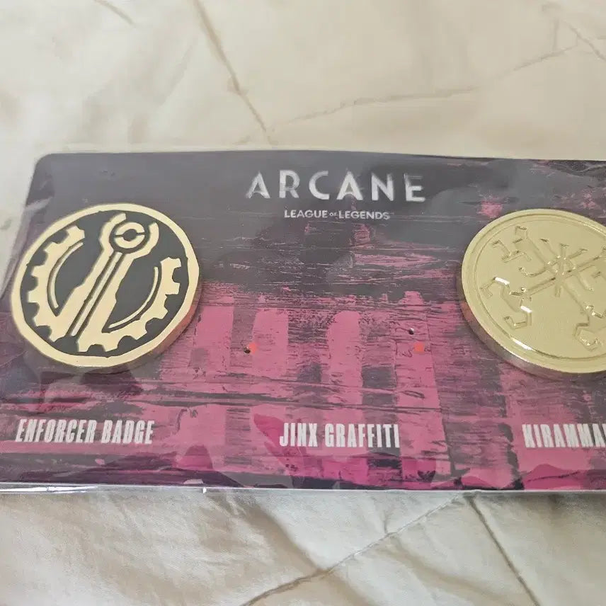 [BUNJANG] League of Legends Arcane Enforcer Badges / 리그 오브 레전드 아케인 배지 필트오버 집행관, 키라먼 문장