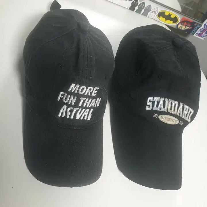 [BUNJANG] Black Ball Cap Bundle Set / 블랙 볼캡 5개 일괄