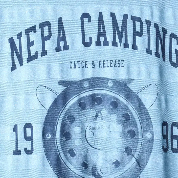 [BUNJANG] Nepa W(M-L) Functional Short Sleeve T-Shirt / W(M-L) 네파 반팔 티셔츠 기능성 연블루 롱-18602