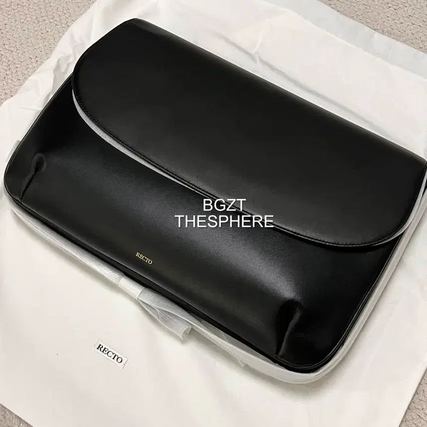 [BUNJANG] RECTO Vintage Flap Bag Medium Black / 렉토 빈티지 플랩백 미디움 블랙