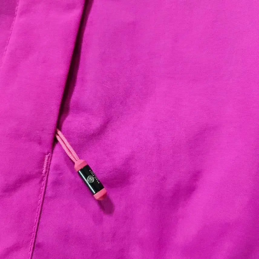 [BUNJANG] Beanpole Pink/Brown Color Block Hooded Windbreaker 90 / 빈폴 핑크/브라운 배색 후드 바람막이  90