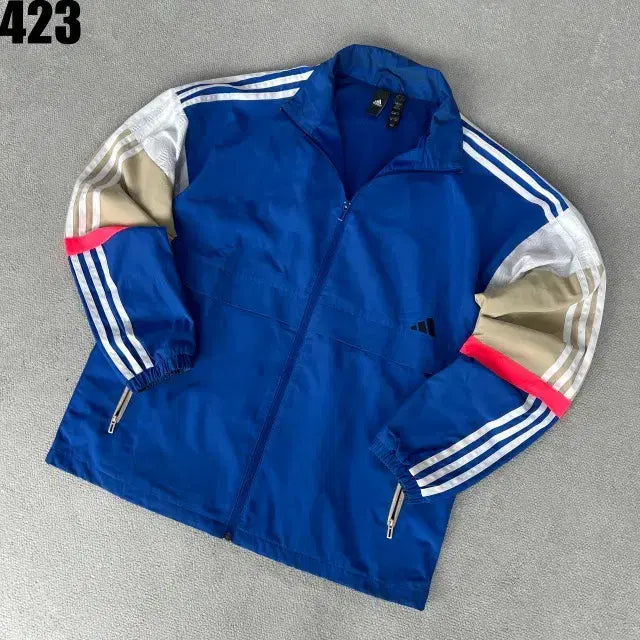 [SOLD OUT] 아디다스 컬러블록 바람막이 자켓 L