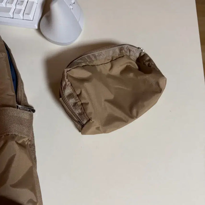 [BUNJANG] Lesportsac Beige Backpack Set / 라스포색 베이지 백팩 세트