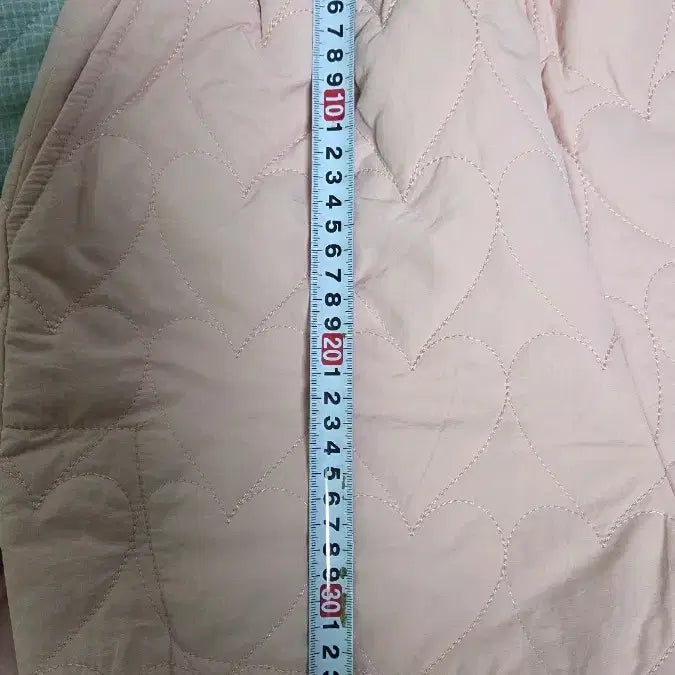 [BUNJANG] Pink Heart Quilted Shorts M / 핑크 하트 퀼팅 숏팬츠 M