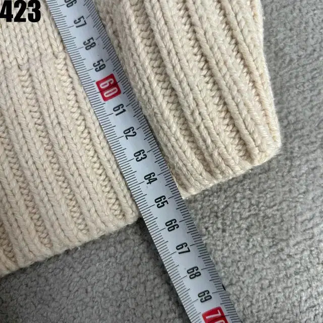 [BUNJANG] Polo Ralph Lauren Ivory Pattern Knit XL / 폴로 랄프로렌 아이보리 패턴 니트 XL