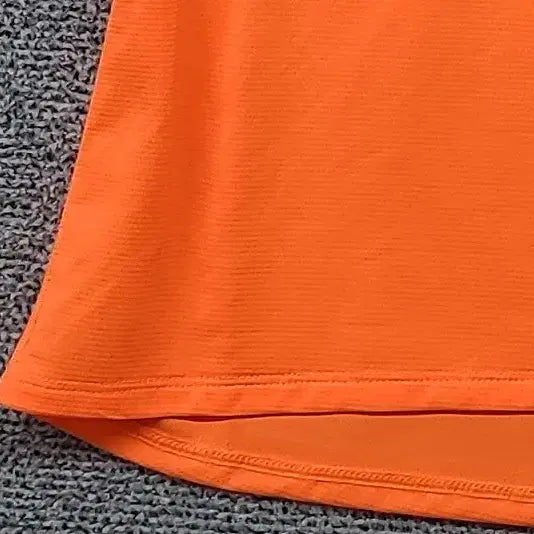 [BUNJANG] New Balance Marathon Printing Orange T-shirt / 뉴발란스 프린팅 오렌지 트레이닝 반팔티 M