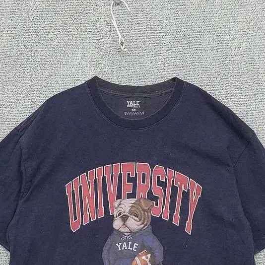 [BUNJANG] Yale University Navy T-shirt XL / 예일 프린팅 네이비 반팔티 XL