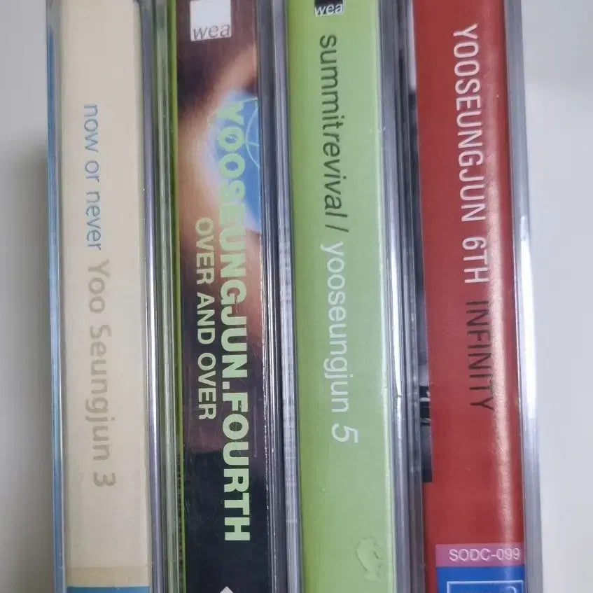 [BUNJANG] Yoo Seung Jun 3-6th Album Tape Cassette Tape / 유승준 3-6집 4TAPE / 미개봉 카세트테이프