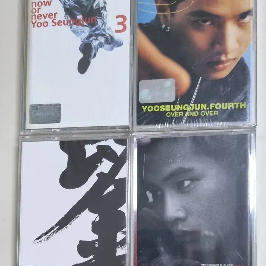 [BUNJANG] Yoo Seung Jun 3-6th Album Tape Cassette Tape / 유승준 3-6집 4TAPE / 미개봉 카세트테이프
