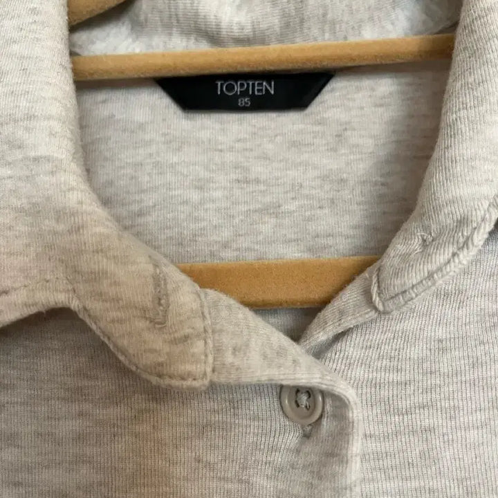[BUNJANG] Topten Slim Fit Long Sleeve Shirt / 85) 여리여리핏 봄 여름 탑텐 모 카라 슬림핏 긴팔 티셔츠 셔츠