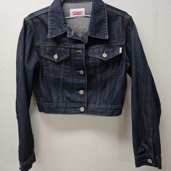 [SOLD OUT] ORDINARY HOLIDAY 데님 크롭 자켓 S