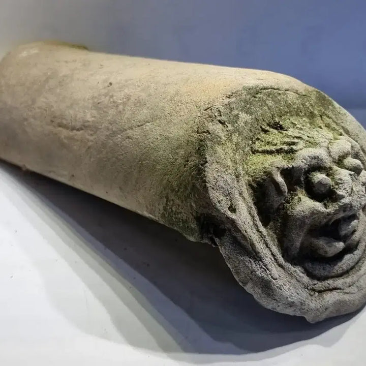 [BUNJANG] Antique Korean Demon Face Roof Tile / 귀면와당