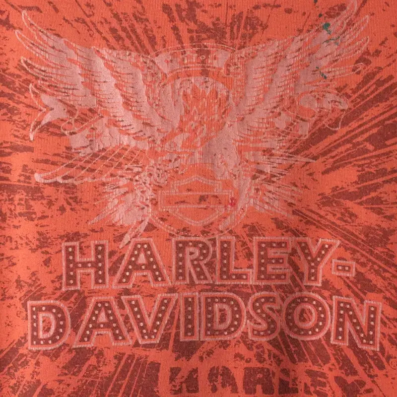 [BUNJANG] Harley Davidson USA Old School Short Sleeve T-shirt / W(3XL) 할리데이비슨 반팔 티셔츠 빅사이즈 USA 올드스쿨-18607