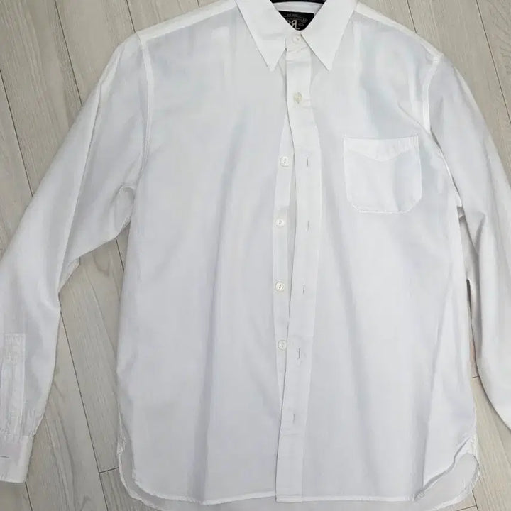 [BUNJANG] RRL Railman Workshirt - White (Size S) / 더블알엘 RRL 화이트 레일맨 워크셔츠 S