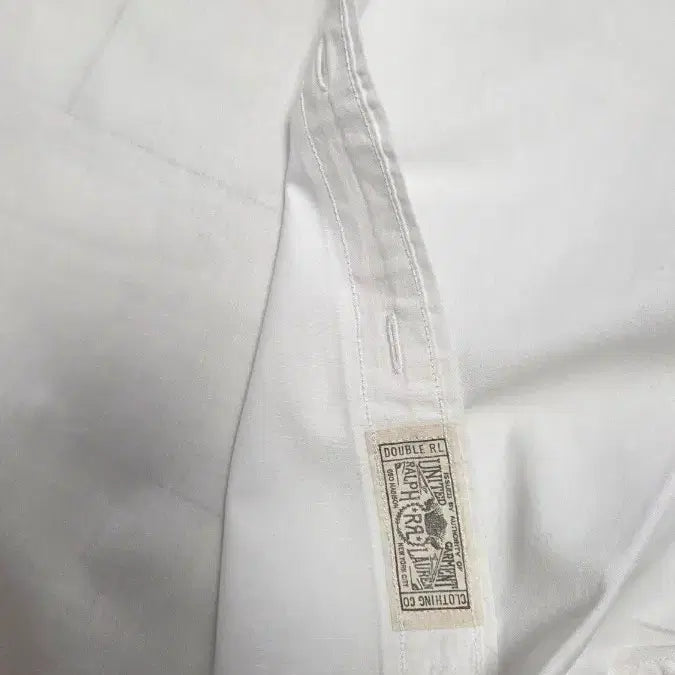 [BUNJANG] RRL Railman Workshirt - White (Size S) / 더블알엘 RRL 화이트 레일맨 워크셔츠 S