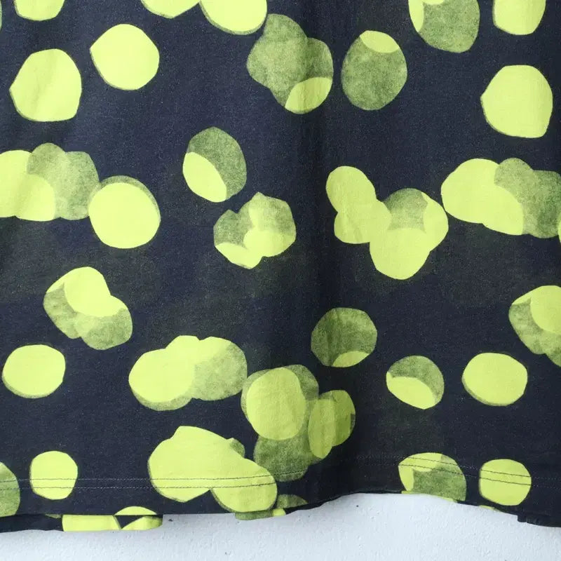 [BUNJANG] Cos Big Size Dot Pattern Short Sleeve T-shirt / W(XL-3XL) 코스 반팔 티셔츠 빅사이즈 도트 블랙 한정판-18609