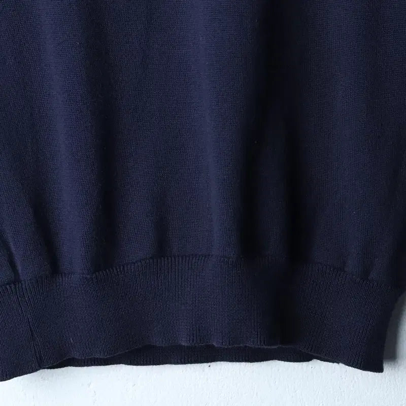 [BUNJANG] Lacoste Knit Vest Navy Layered Edition / (M) 라코스테 니트 조끼 네이비 레이어드 한정판-1860A