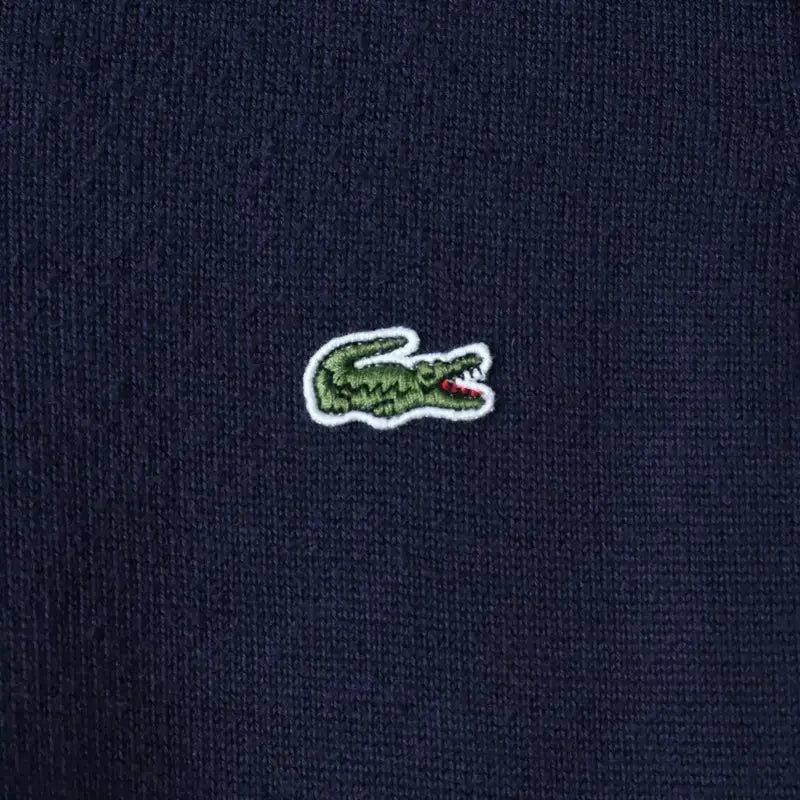 [BUNJANG] Lacoste Knit Vest Navy Layered Edition / (M) 라코스테 니트 조끼 네이비 레이어드 한정판-1860A