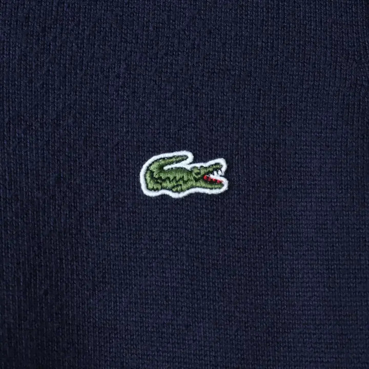 [BUNJANG] Lacoste Knit Vest Navy Layered Edition / (M) 라코스테 니트 조끼 네이비 레이어드 한정판-1860A
