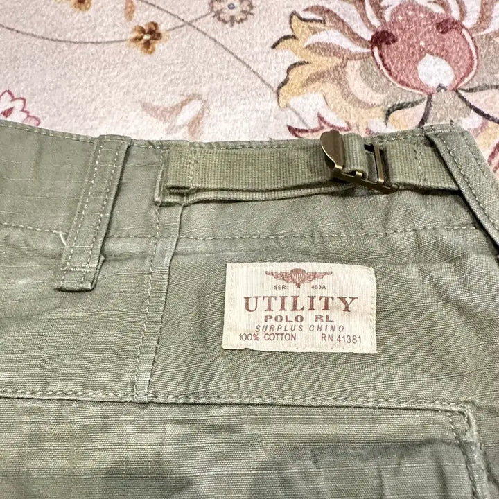 [BUNJANG] Polo Ralph Lauren Utility Ripstop Cargo Pants / 폴로 랄프로렌 유틸리티 립스탑 카고팬츠