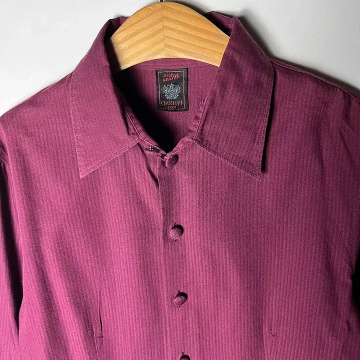 [BUNJANG] Jean Paul Gaultier Classic Violet Shirt / [Jean Paul Gaultier] 장폴고티에 클래식 바이올렛 셔츠