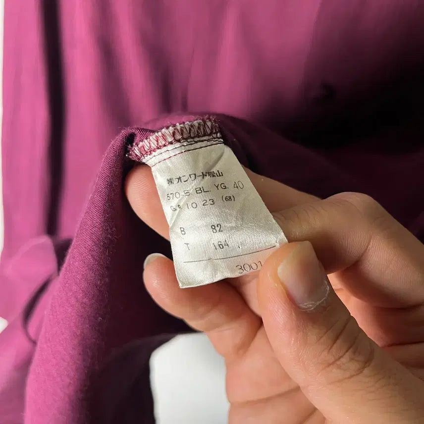 [BUNJANG] Jean Paul Gaultier Classic Violet Shirt / [Jean Paul Gaultier] 장폴고티에 클래식 바이올렛 셔츠