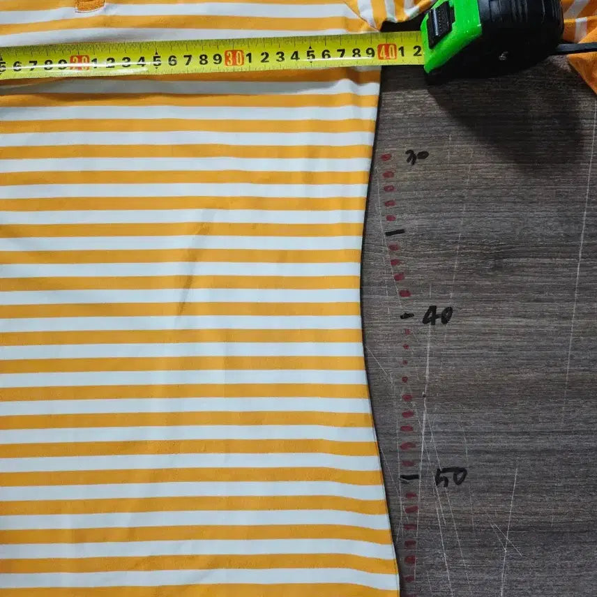 [BUNJANG] HAZZYS Striped Long Sleeve Polo Shirt / HAZZYS 스트라이프 긴팔 카라 티셔츠  85