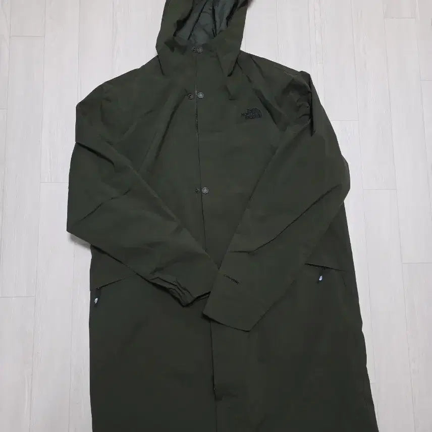 [SOLD OUT] 노스페이스 드라이벤트 후드 야상 카키
