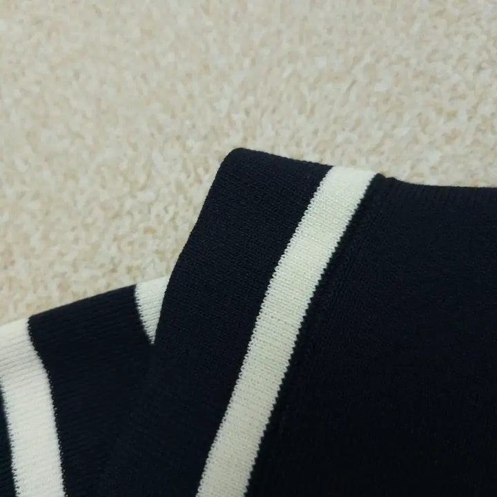 [BUNJANG] Sailor Collar Knit Top / (F)여성 세일러카라 반팔 니트 리본