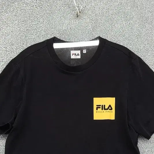 [BUNJANG] Fila Black T-shirt / 휠라 블랙 반팔티 LARGE