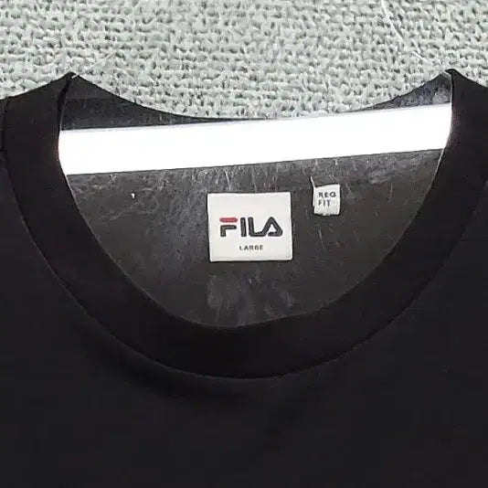 [BUNJANG] Fila Black T-shirt / 휠라 블랙 반팔티 LARGE