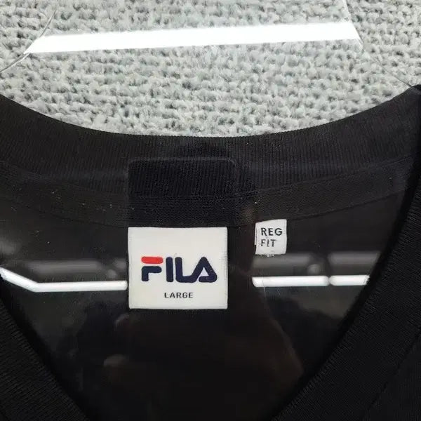 [BUNJANG] Fila Black T-shirt / 휠라 블랙 반팔티 LARGE