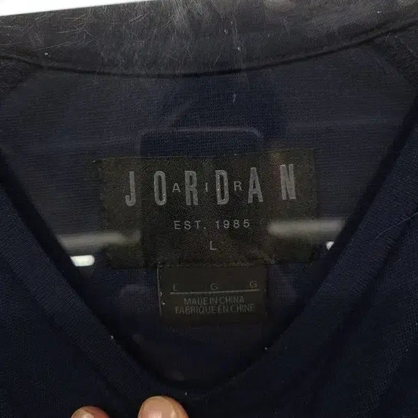 [BUNJANG] Jordan Navy Training T-shirt L / 조던 네이비 트레이닝 반팔티 L