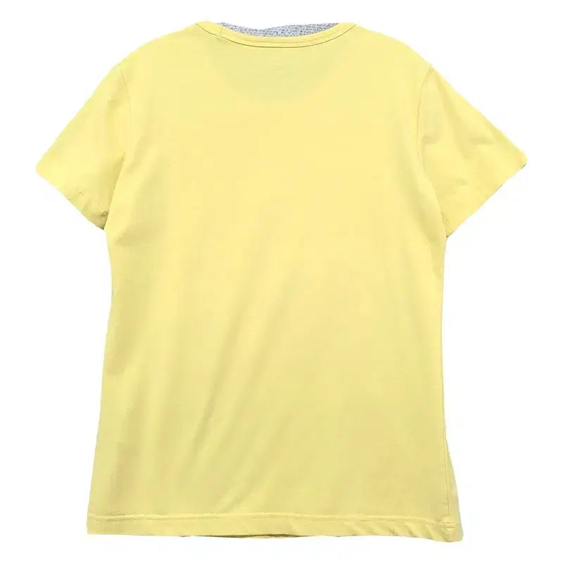 [BUNJANG] Nepa Printed Yellow Training T-shirt / 네파 프린팅 옐로우 트레이닝 반팔티 90