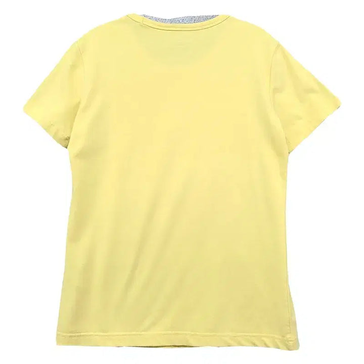[BUNJANG] Nepa Printed Yellow Training T-shirt / 네파 프린팅 옐로우 트레이닝 반팔티 90