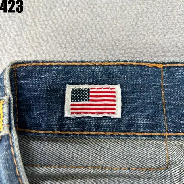 [BUNJANG] True Religion Denim Jeans USA Denim Pants / 트루릴리젼 데님진 USA 데님 청바지 팬츠 36